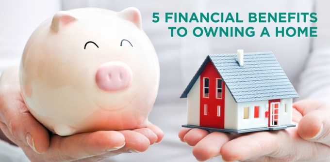 Hands Holding A  Piggy Bank And A House Model